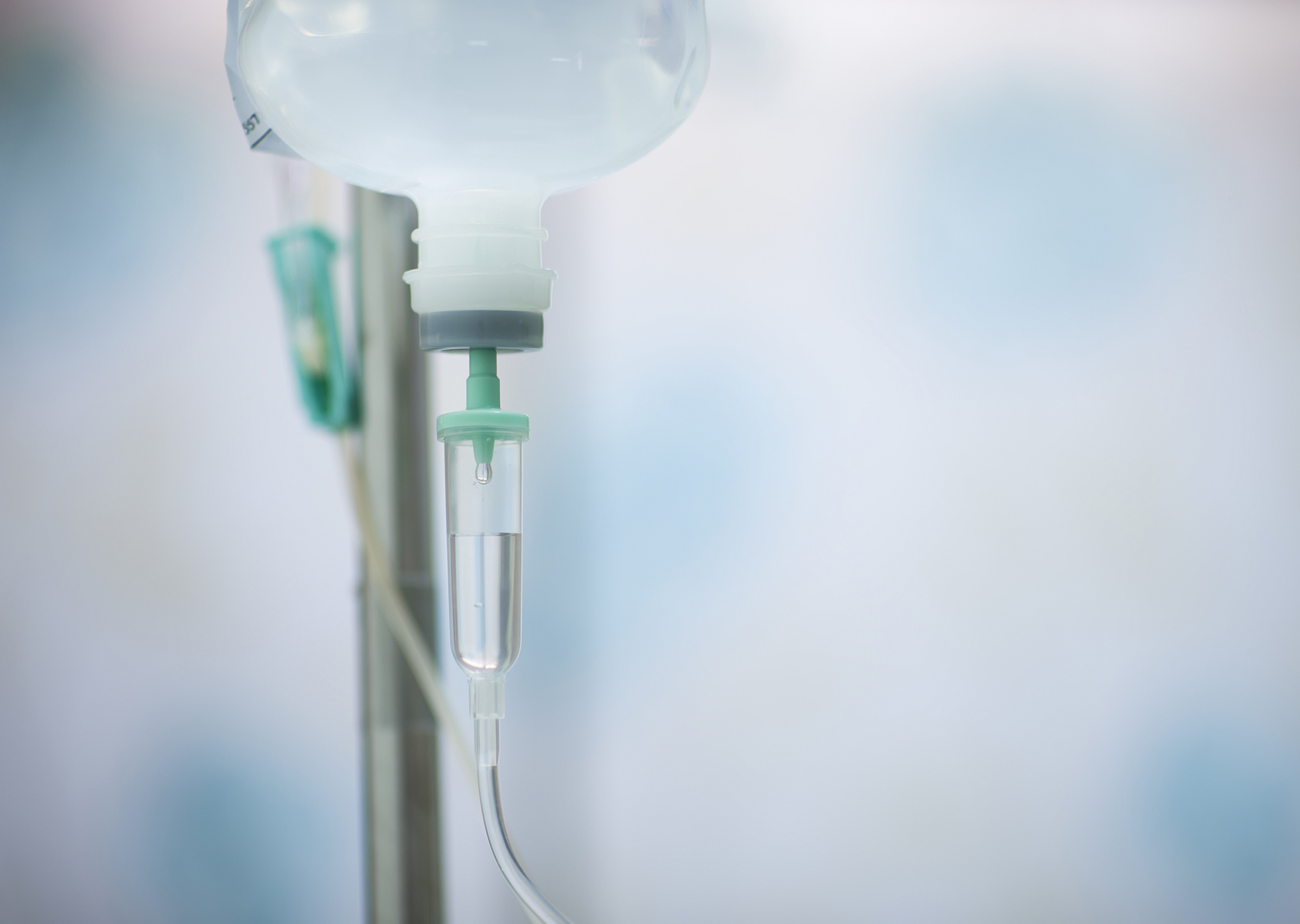 Infusion an Infusionsständer